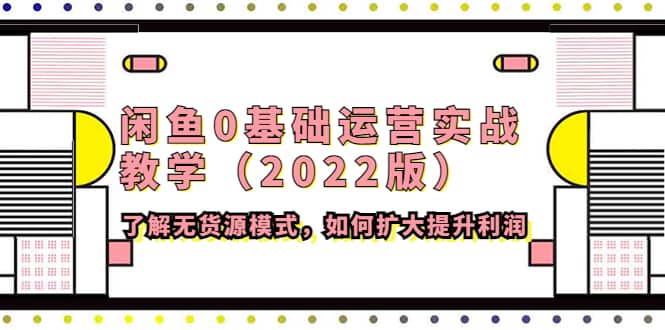 闲鱼0基础运营实战教学（2022版）了解无货源模式，如何扩大提升利润网创吧-网创项目资源站-副业项目-创业项目-搞钱项目左姐网创