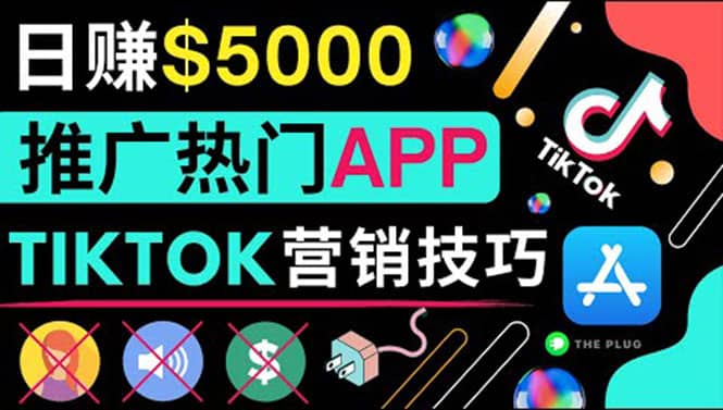 无需露脸，无需录音，无需投资，TIKTOK上传短视频，最高日入5000美元网创吧-网创项目资源站-副业项目-创业项目-搞钱项目左姐网创