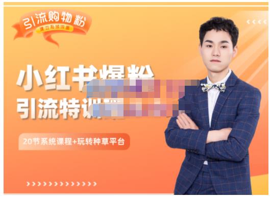 陆明明·小红书爆粉特训班5.0，助你轻松玩转小红书平台价值1380元网创吧-网创项目资源站-副业项目-创业项目-搞钱项目左姐网创