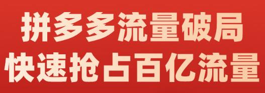 阿杰·拼多多流量破局:如何打黑标，爆款的思路，拼多多流量框架，快速抢占百亿流量网创吧-网创项目资源站-副业项目-创业项目-搞钱项目左姐网创