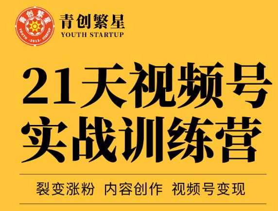 张萌21天视频号实战训练营，裂变涨粉、内容创作、视频号变现 价值298元网创吧-网创项目资源站-副业项目-创业项目-搞钱项目左姐网创