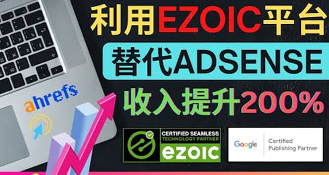 利用Ezoic优化网站广告：把自己的Adsense广告收入提升80%到200%网创吧-网创项目资源站-副业项目-创业项目-搞钱项目左姐网创