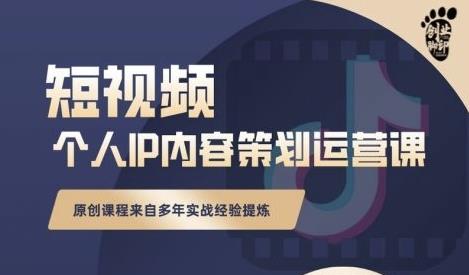抖音短视频个人ip内容策划实操课，真正做到普通人也能实行落地网创吧-网创项目资源站-副业项目-创业项目-搞钱项目左姐网创