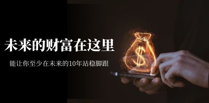 某收费文章《未来的财富在这里》能让你至少在未来的10年站稳脚跟网创吧-网创项目资源站-副业项目-创业项目-搞钱项目左姐网创