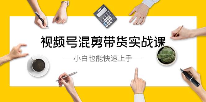 视频号-混剪带货实战课，小白也能快速上手（10节课）网创吧-网创项目资源站-副业项目-创业项目-搞钱项目左姐网创